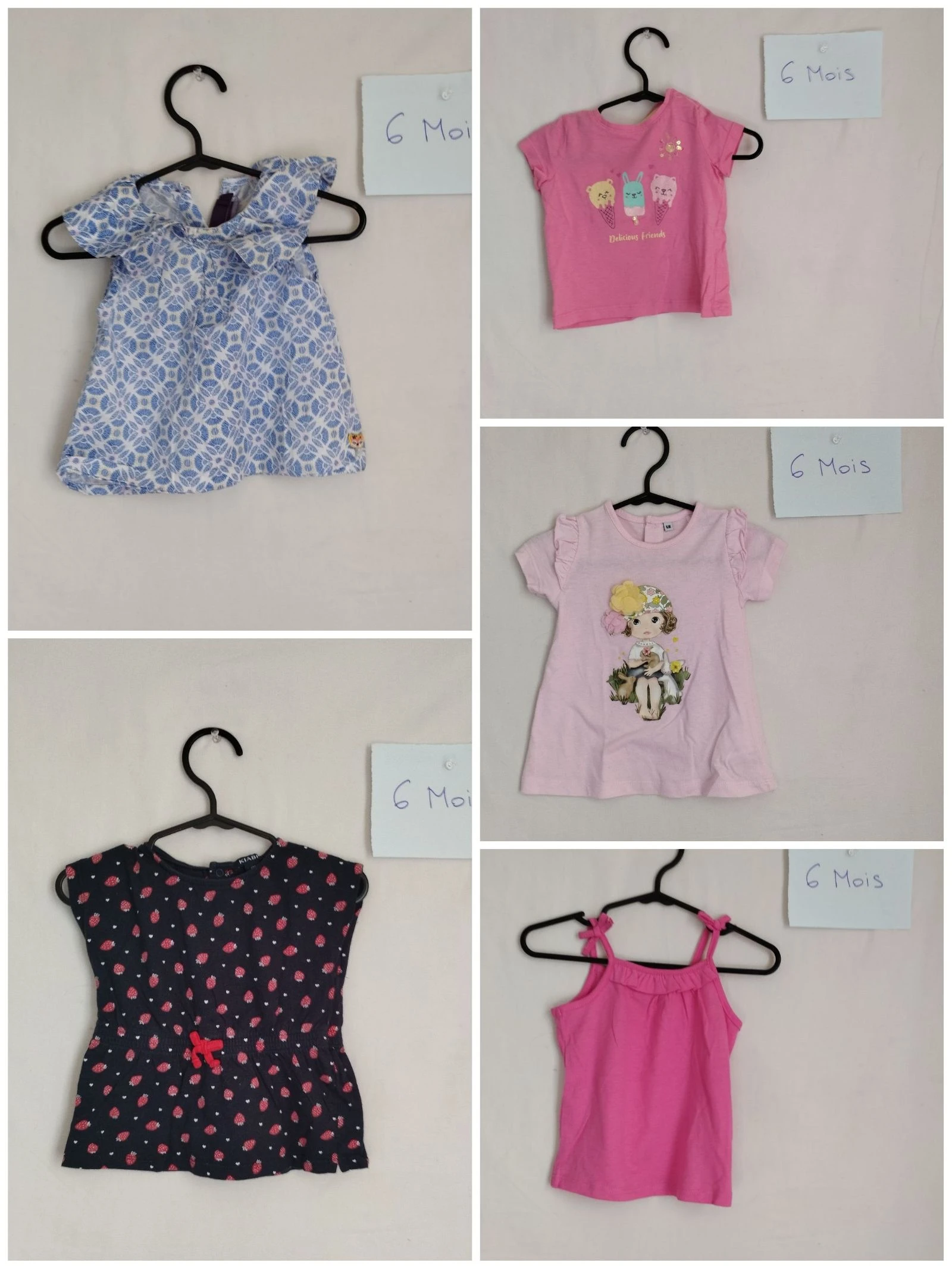 Gros lot 6 mois été fille 40 articles  – photo 5